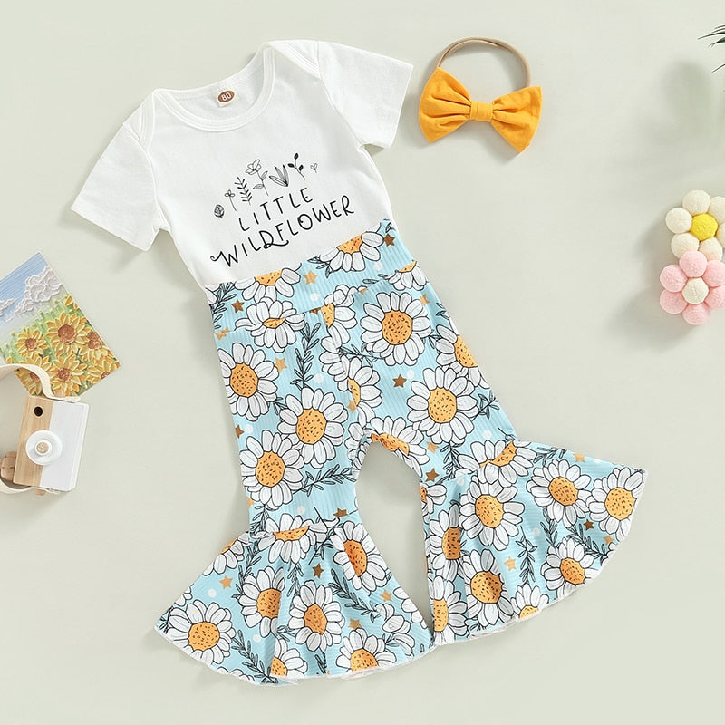 LITTLE WILDFLOWER Bellbottoms Outfit