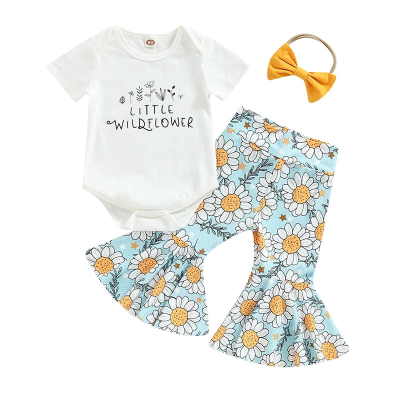 LITTLE WILDFLOWER Bellbottoms Outfit
